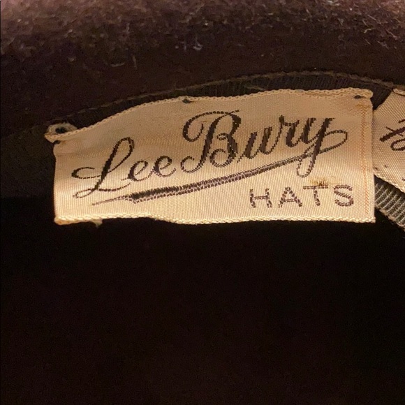 ✅ LEE BURY Hat Cap Beret Genuine Fur Felt Stylish True Vintage Rare Retro Brown - Picture 6 of 9